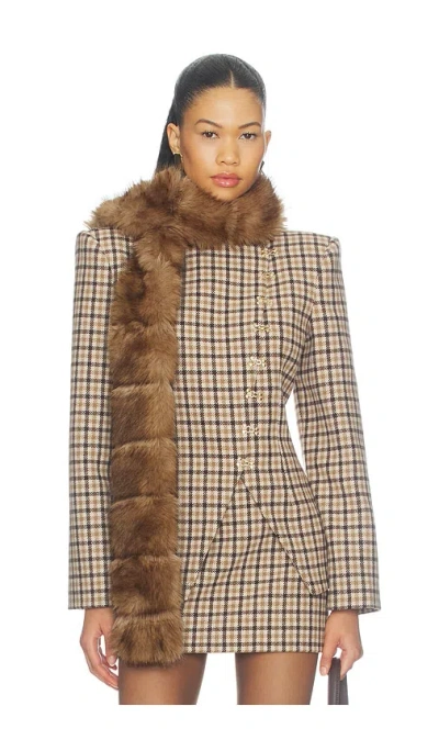 Maude Club Ria Scarf In Camel