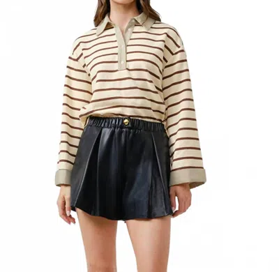 Maude Club Gabrielle Top In Neutral