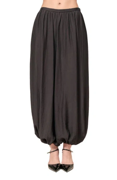 Maude Club Talia Balloon Pants In Black