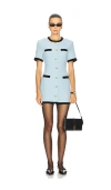 Maude Club Taylor Boucle Dress In Blue