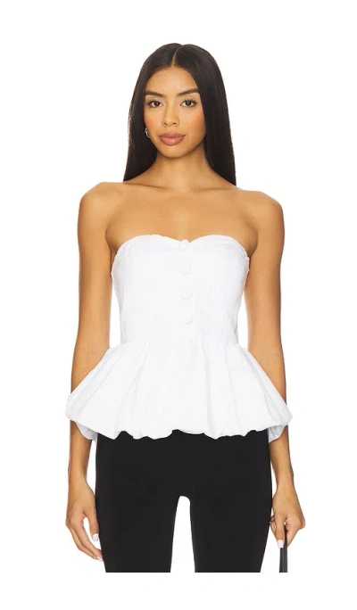 Maude Club Wyatt Top In White