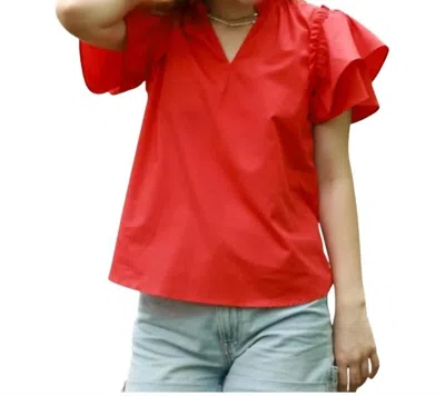 Maude Dani Shirt In Chilli In Multi