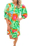 Maude Freya Dress In Floral Pops In Multi