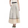 Maude Juniper Stripe Maxi Skirt In Blue Stripe In Neutral