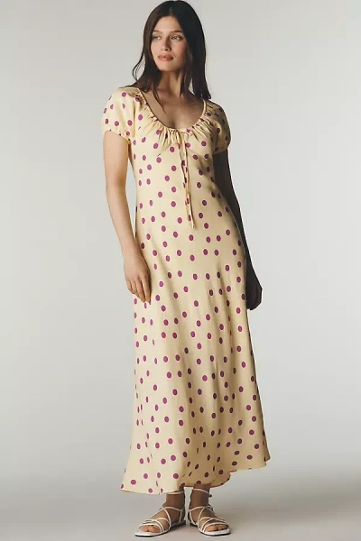 Maude Natasha Short-sleeve Dress In Multi