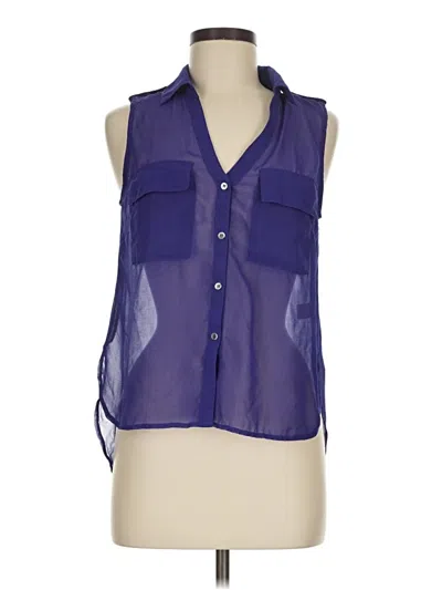 Pre-owned Maude Sleeveless Blouse In Blue
