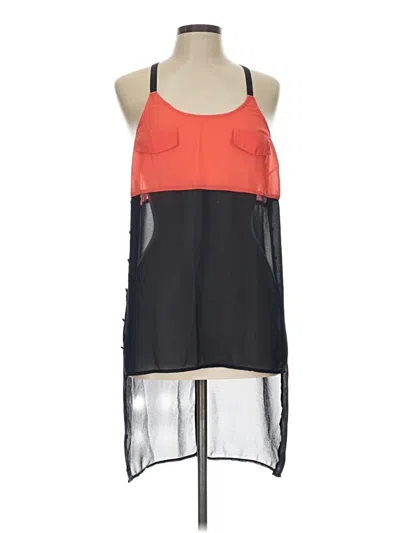 Pre-owned Maude Sleeveless Top Orange Halter Neckline Tops