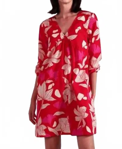 Maude Vivante Ana Mini Dress In Chilli Florals Print In Multi