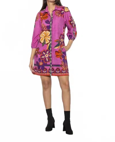 Maude Vivante Ava Mini Dress In Blossoms In Pattern