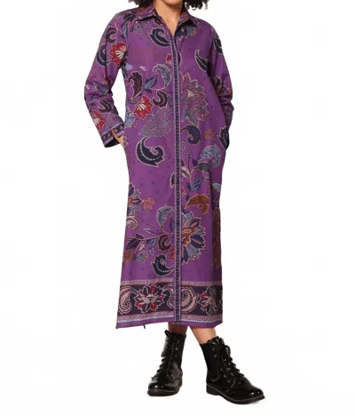 Maude Vivante Eliza Midi Dress In Purple Sparkle