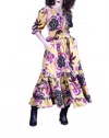 Maude Vivante Evelyn Maxi Dress In Golden Bloom In Yellow