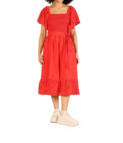 Maude Vivante Kylie Dress In Chilli In Red