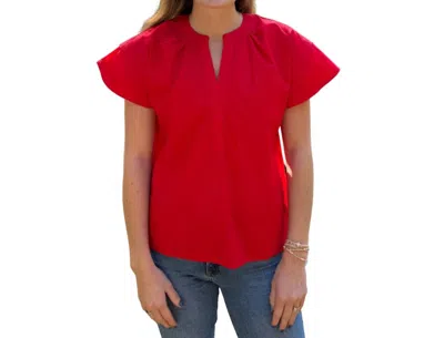 Maude Vivante Quinn Blouse In Salsa In Red