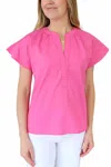 Maude Vivante Quinn Top In Rose In Multi