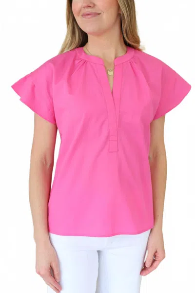 Maude Vivante Quinn Top In Rose In Multi
