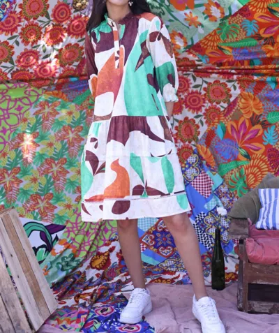 Maude Vivante Sasha Cotton Poplin Dress In Organic In Multi