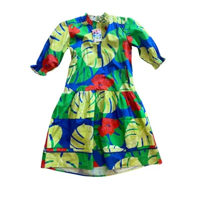 Maude Vivante Sasha Dress In Palms In Multi