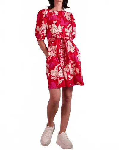 Maude Vivante Skyla Dress In Chilli Florals In Red