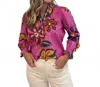 Maude Vivante Women's Blossoms Ashley Top In Mauve In Multi