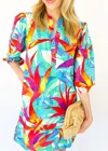 Maude Vivante Women's Freya Dress In Marine Flora In Multi