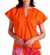 Maude Vivante Women's Quinn Top In Flame In Orange