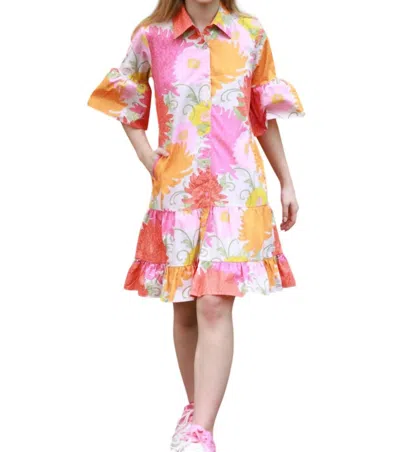 Maude Vivante Zara Dress In Floral Bunches In Multi