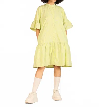 Maude Vivante Zelda Dress In Lime In Green