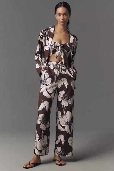 Maude Ziggy Pull-on Pants In Brown