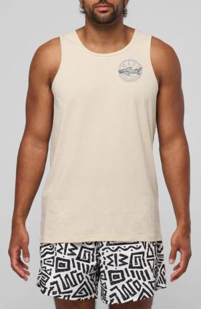 Maui And Sons Maui & Sons Aggro Cookie Graphic Tank In White