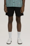 Maui And Sons Maui & Sons Billboard Nylon Swim Trunks In Black