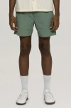 Maui And Sons Maui & Sons Billboard Nylon Swim Trunks In Lagoon