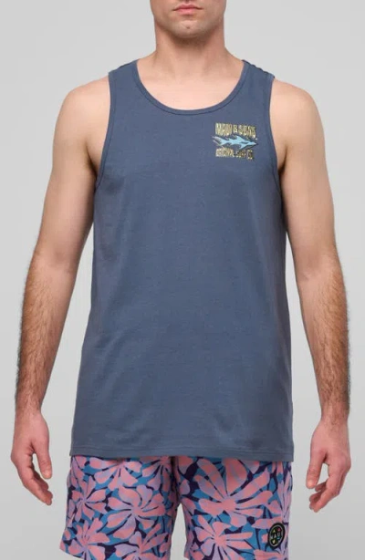 Maui And Sons Maui & Sons Biting Edge Graphic Tank In Purple