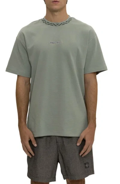 Maui And Sons Maui & Sons Break Knit T-shirt In Green