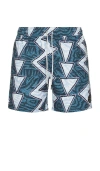 Maui And Sons Coaster Classic Swim Trunks In Charcoal
