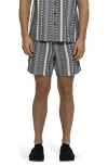 Maui And Sons Maui & Sons Dobby Fin Shorts In Black