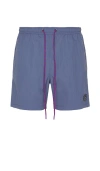 Maui And Sons Maui Tag Adventure Short In 暗蓝灰色
