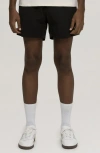 Maui And Sons Maui & Sons Maui Tag Nylon Swim Trunks In Black