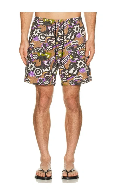 Maui And Sons Molten Jam Short In Multi