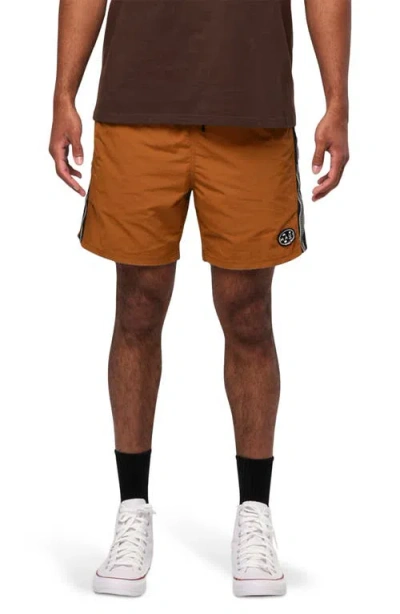 Maui And Sons Maui & Sons Reef Adventure Drawstring Shorts In Brown