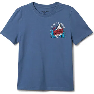 Maui And Sons Maui & Sons Shredder Boys Graphic T-shirt In Blue