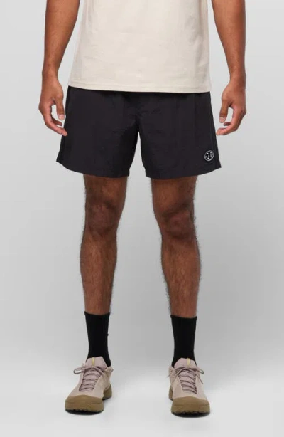 Maui And Sons Maui & Sons Skyburn Adventure Drawstring Shorts In Black
