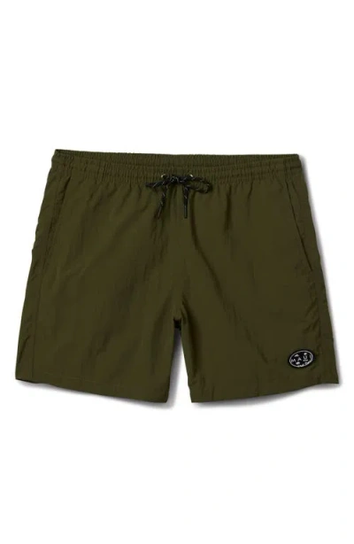 Maui And Sons Maui & Sons Skyburn Adventure Drawstring Shorts In Green