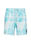 Maui And Sons Surf Sway Classic Swim Trunks In Baby Blue