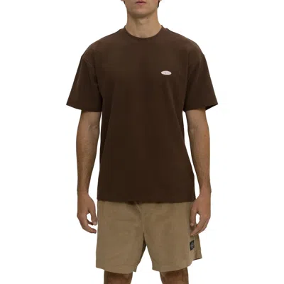 Maui And Sons Maui & Sons Surface Cotton Blend T-shirt In Brown
