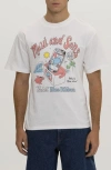 Maui And Sons Maui & Sons X Pabst Blue Ribbon Cooler Graphic T-shirt In White