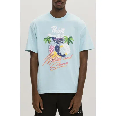 Maui And Sons Maui & Sons X Pabst Blue Ribbon Shark Graphic T-shirt