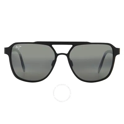 Maui Jim 2nd Reef Nuetral Grey Navigator Men's Sunglasses 607-02 59