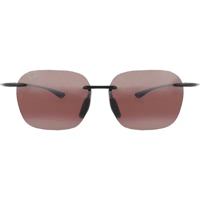 Maui Jim 50mm Polarized Gradient Square Sunglasses In Brown