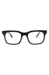 Maui Jim 50mm Square Optical Glasses In Black Transparent