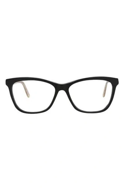 Maui Jim 53mm Square Optical Glasses In Black